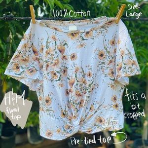 H&M floral top